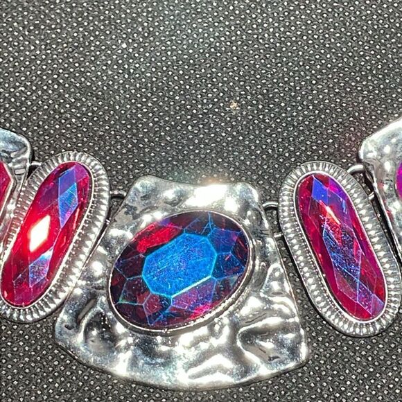 Chunky pink necklace - Picture 6 of 6